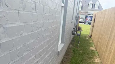 BEFORE: Gas Line Install Photo