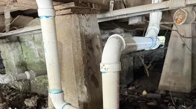 Bathroom Drain Repair Photo