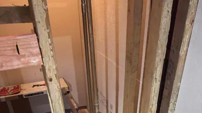 Shower Plumbing Installation Photo